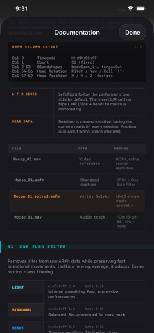 AnimStarter Face Mocap iPhone screenshot