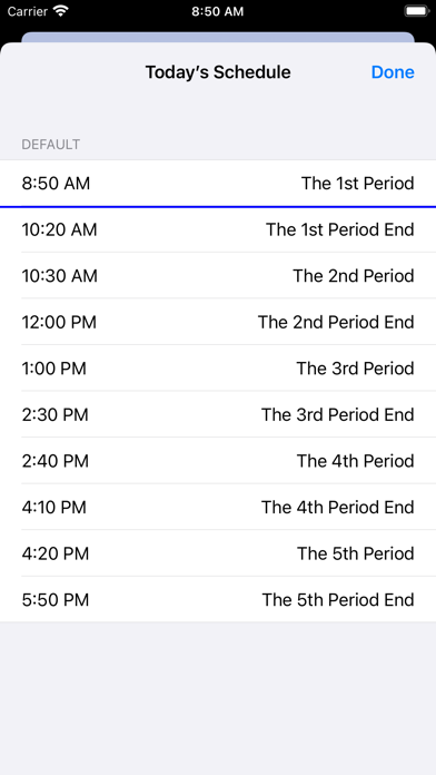 Screenshot #2 pour School Chimes
