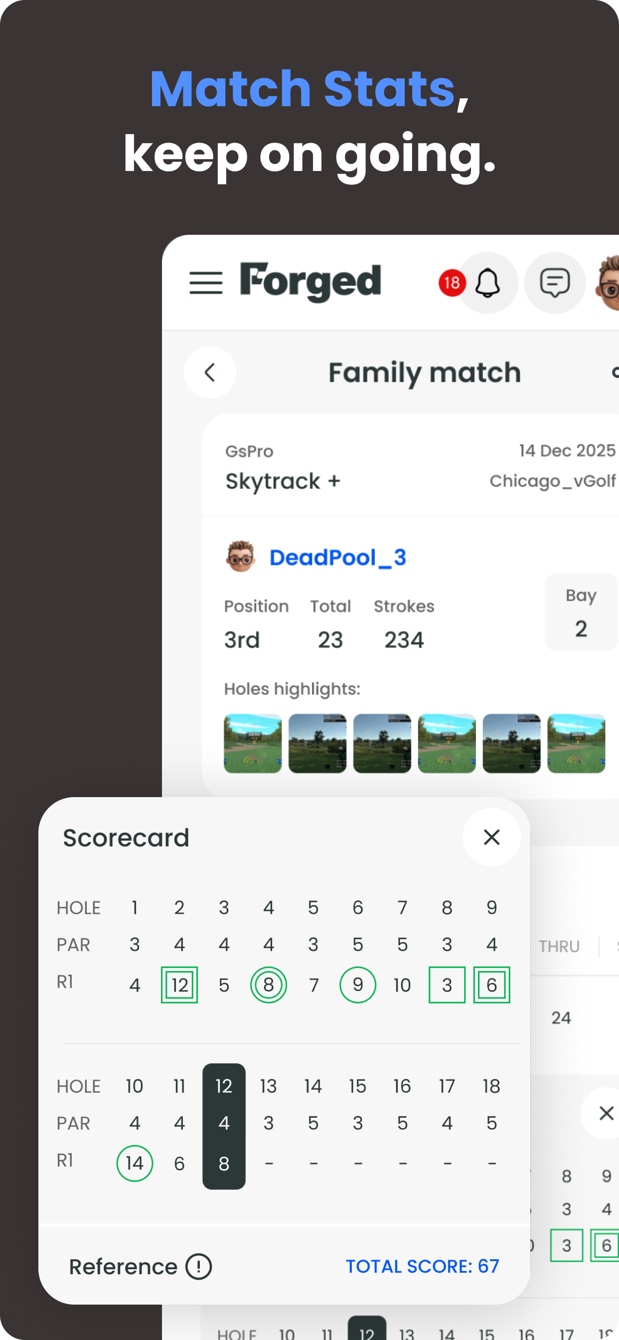 Forged Sports Mobile App screenshot 3