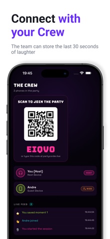 PartyCorder iPhone screenshot