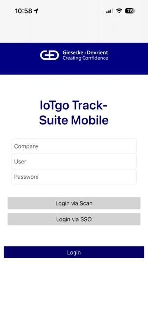IoTgo Track-Suite Mobile screenshot 1