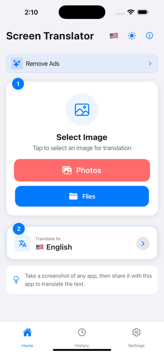 Offline Image Translator Screenshot 1 of 2