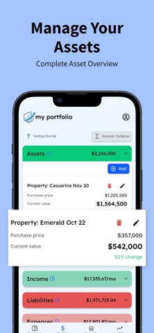 My Portfolio: Wealth Tracker screenshot