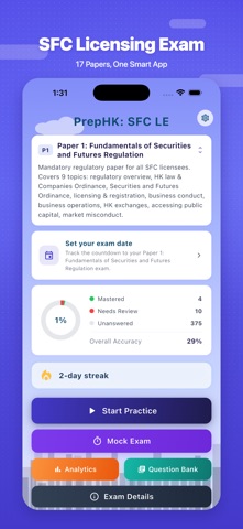 PrepLicense: HK SFC Screenshot 1 of 8
