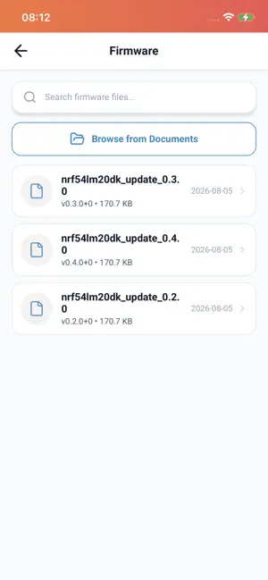 BLE Update screenshot 2