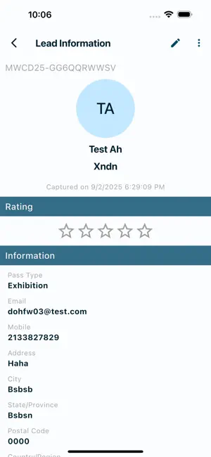Exhibition Leads screenshot 2