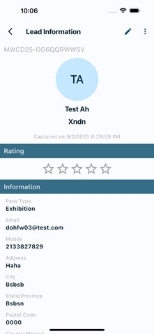 Exhibition Leads Screenshot 2 of 3