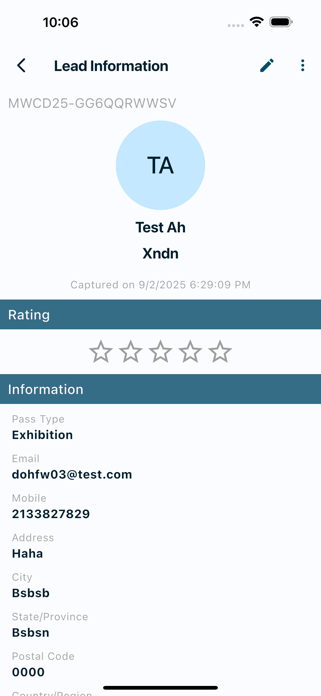 Exhibition Leads Screenshot 2 of 3