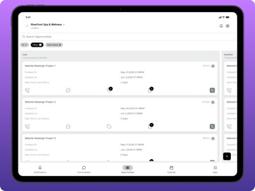 Simple Business System iPad screenshot
