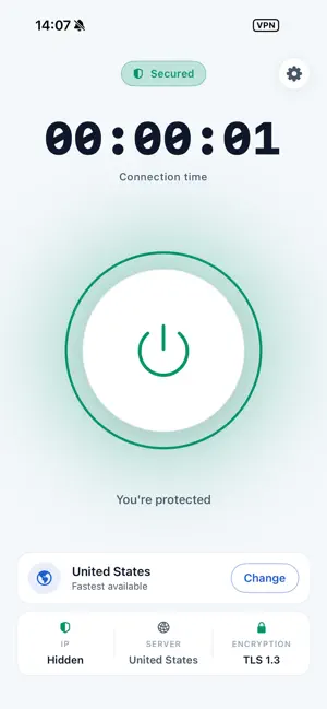 Unblockr VPN screenshot 1