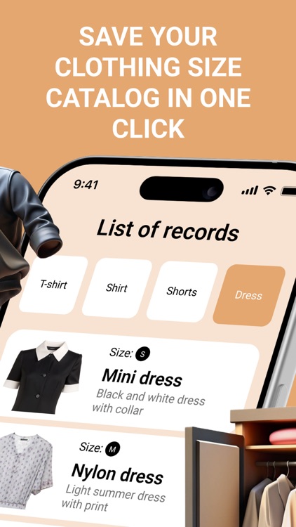 Benovo:Size Tracker