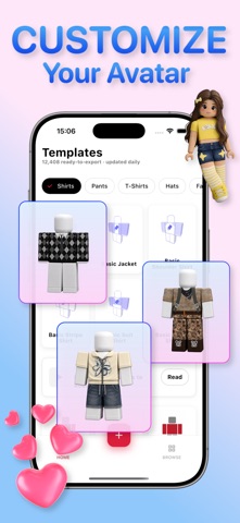 RoMaker: Skin & Outfit Maker iPhone screenshot