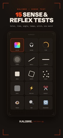 KALIBRE: Reaction Time Test Screenshot 3 of 5