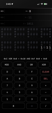BinaryHexCalc Screenshot 1 of 8