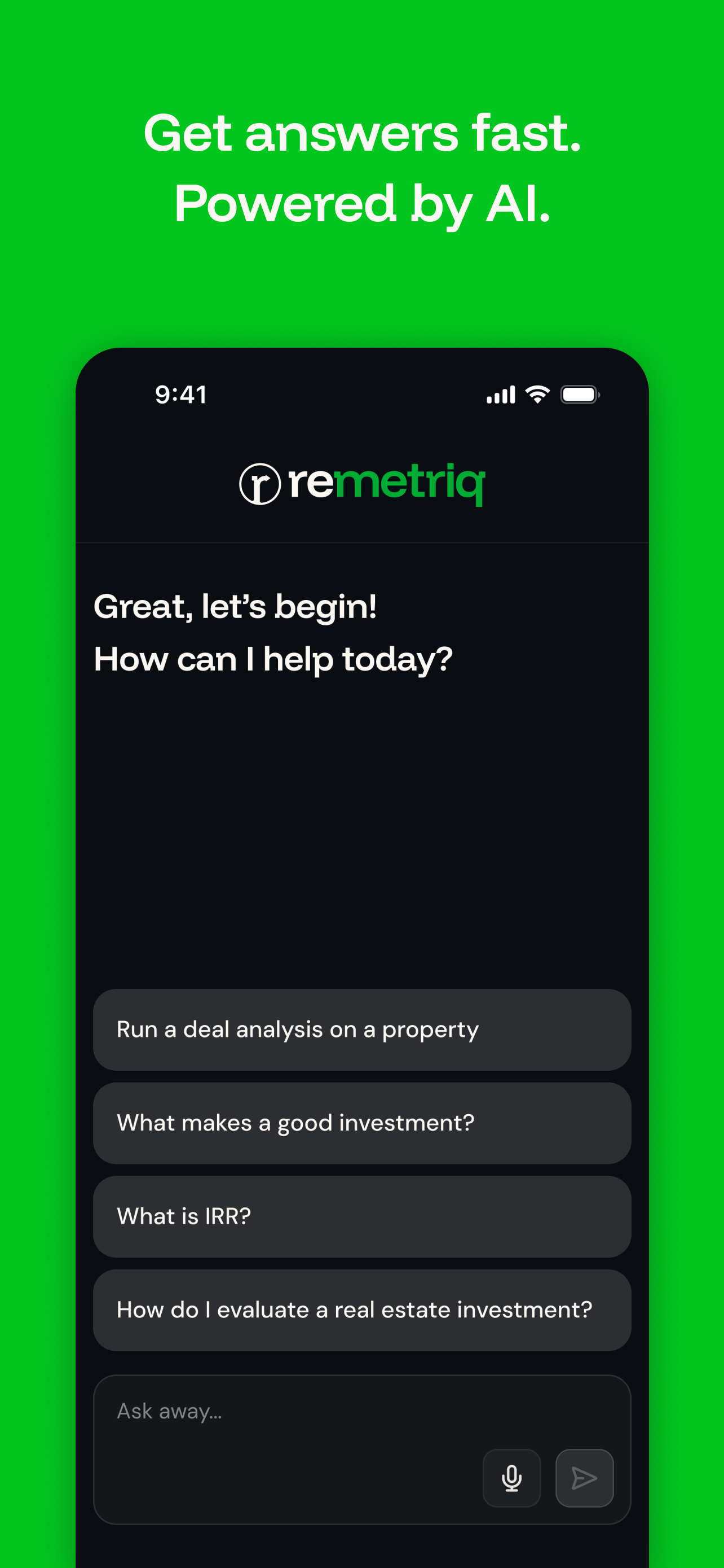 remetriq | AI Deal Analyzer