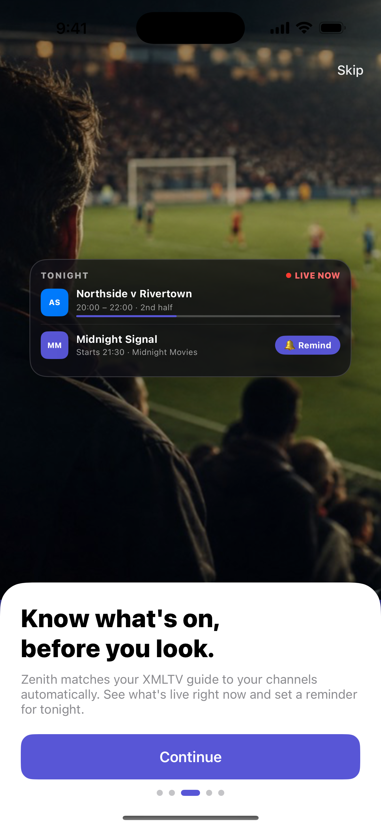 Zenith: IPTV Player & Live TV screenshot 3