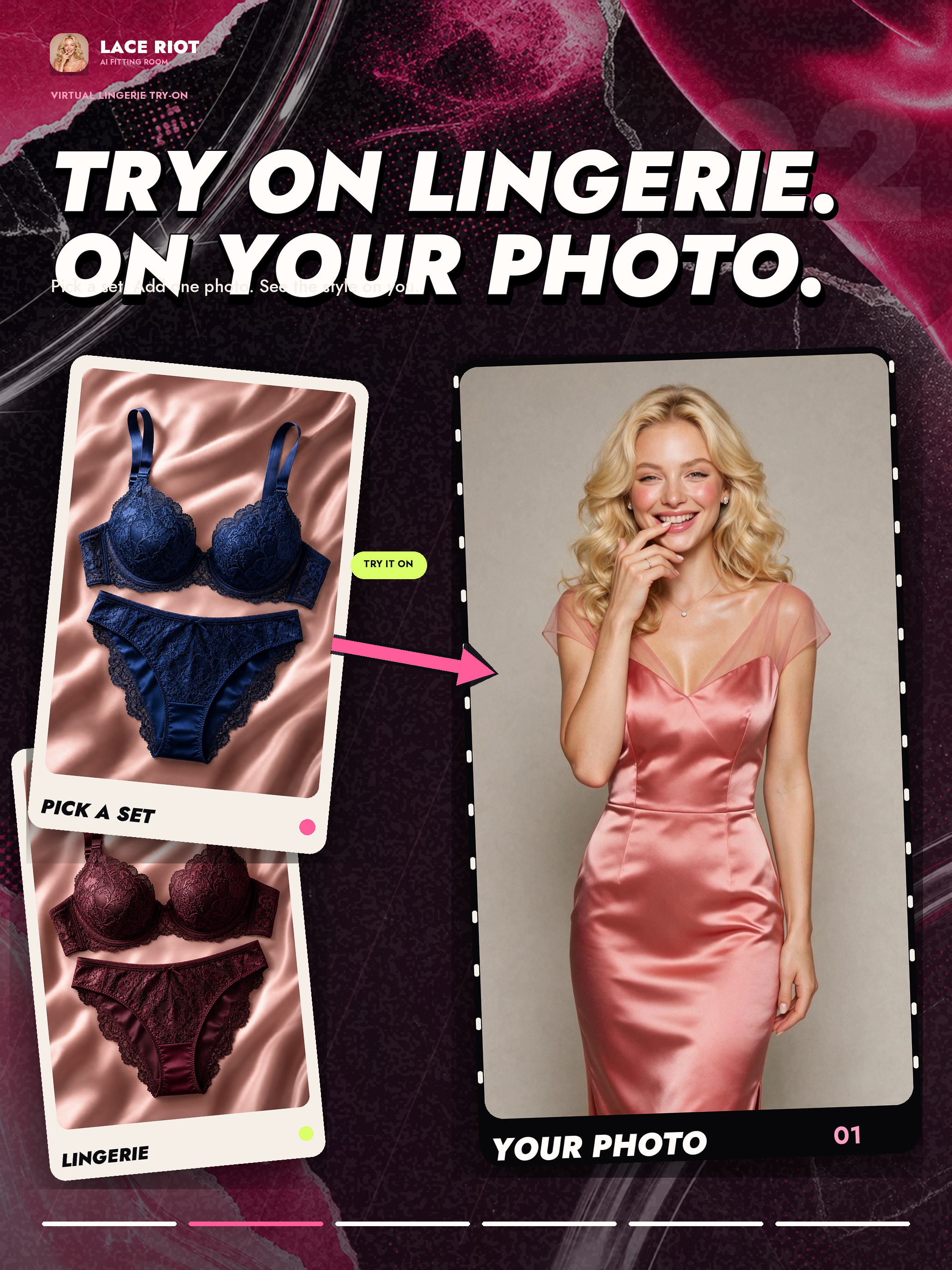 Lace Riot: AI Outfit Try On screenshot 8