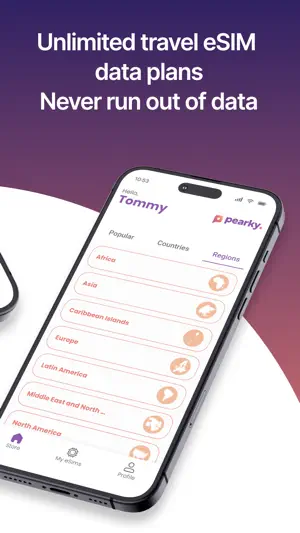 Pearky: Travel eSIM & Data screenshot 2