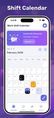 Easy Work Shift Calendar Screenshot 1 of 5