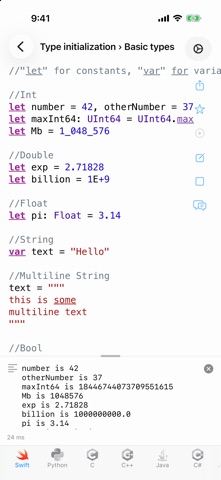 Screenshot 1 of Code Recipes App