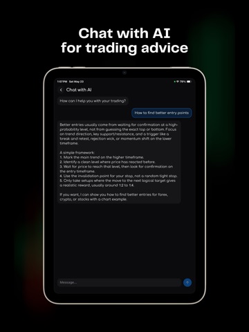 EdgeAI - Trading Assistant iPad screenshot