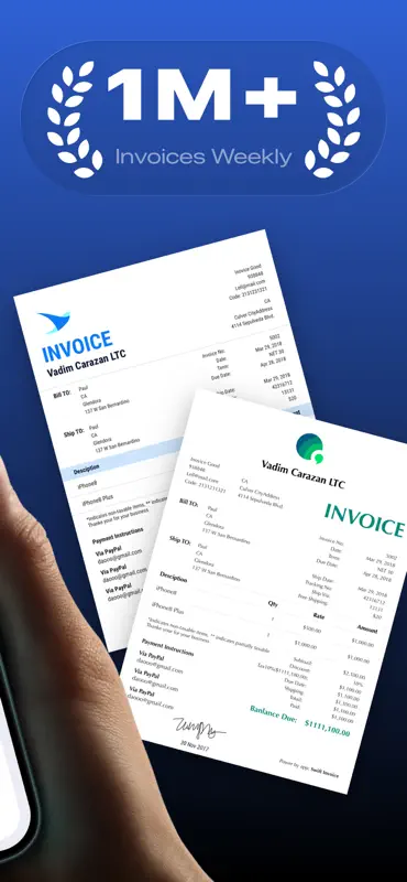 Invoice Maker, Swift Invoice screenshot 2 of 6