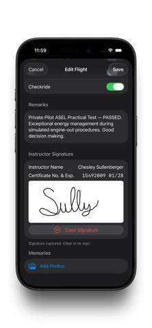 Squawk: Pro Pilot Logbook screenshot