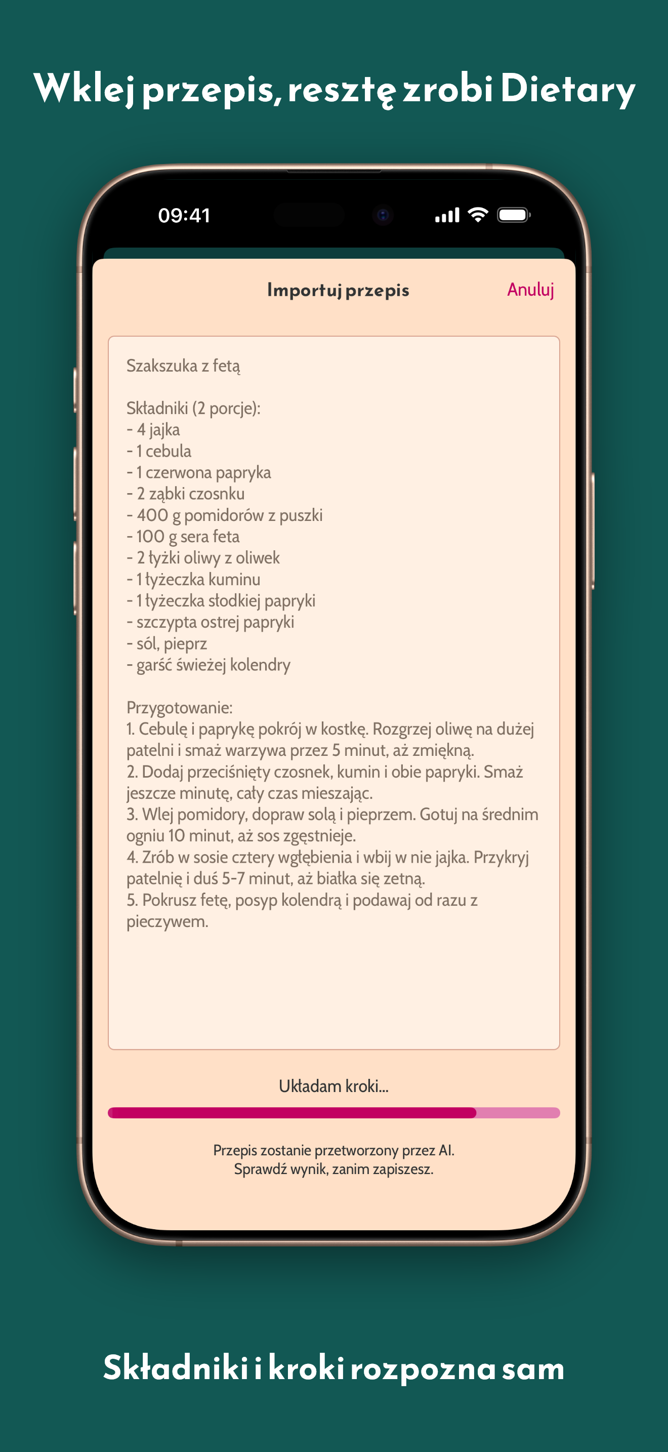 Dietary • Czytelne przepisy screenshot 2