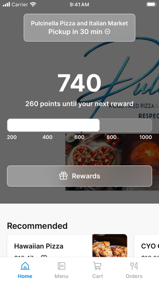 Pulcinella Pizza and Italian iPhone screenshot 1 - Food & Drink app