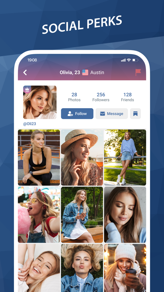 #3. Minichat – video chat, texting (iOS) 由: Crescentaxis Inc.