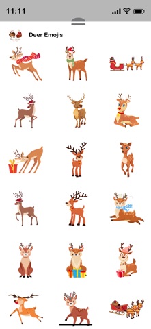Deer Emojis & Stickers screenshot