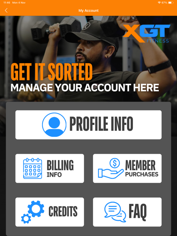 XGT Fitness iPad screenshot 3 - Health & Fitness app