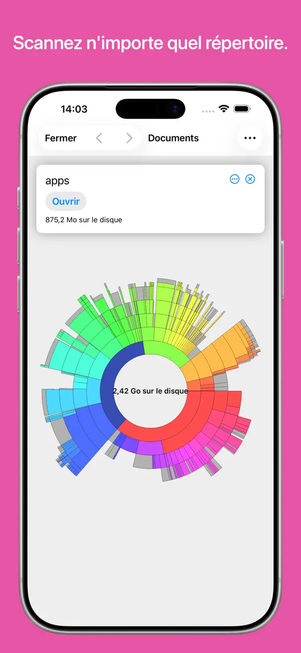 Screenshot #1 pour Disk Graph