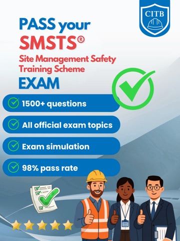 CITB SMSTS Exam Prep Test 2026 iPad screenshot