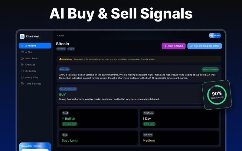 Trading Insights & View Charts iPhone screenshot