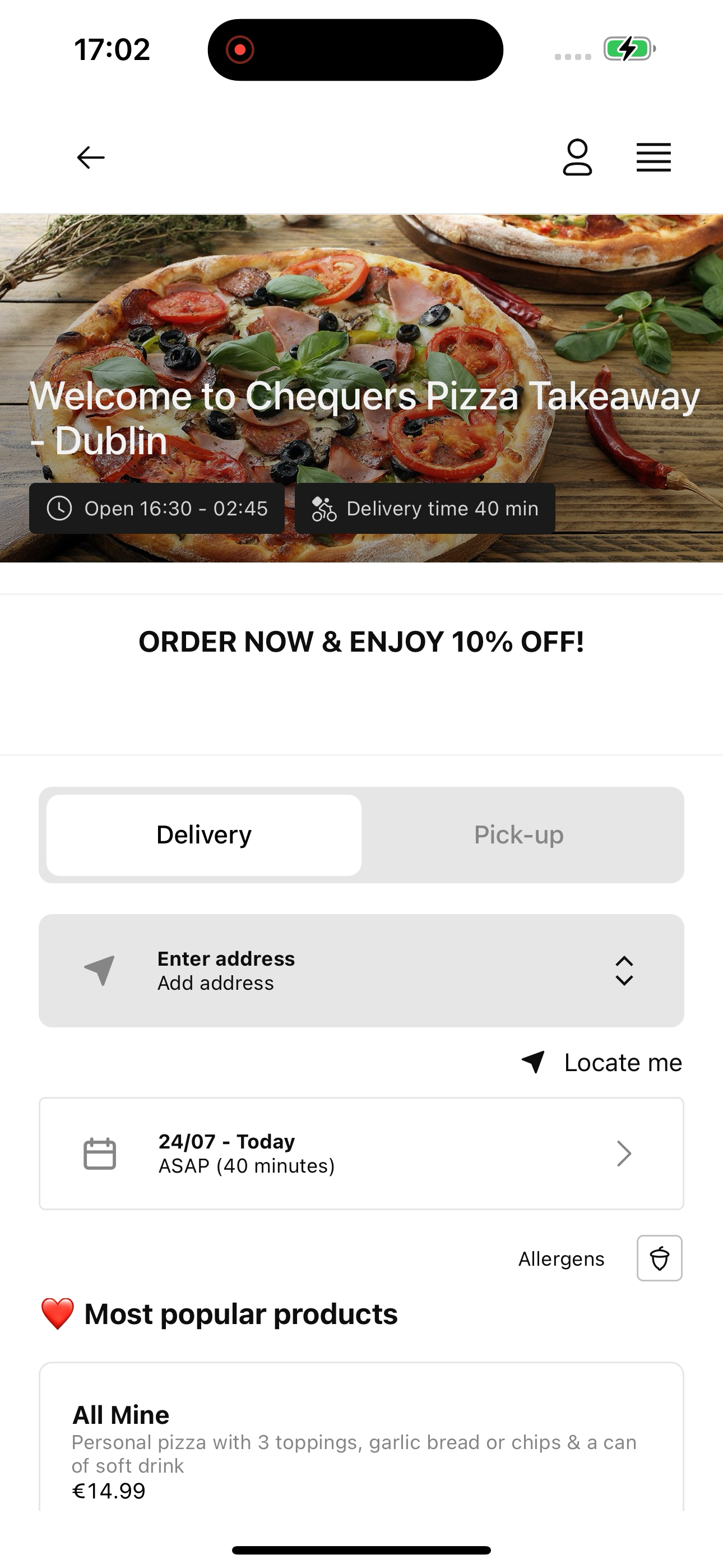 Chequers Pizza Takeaway screenshot 6