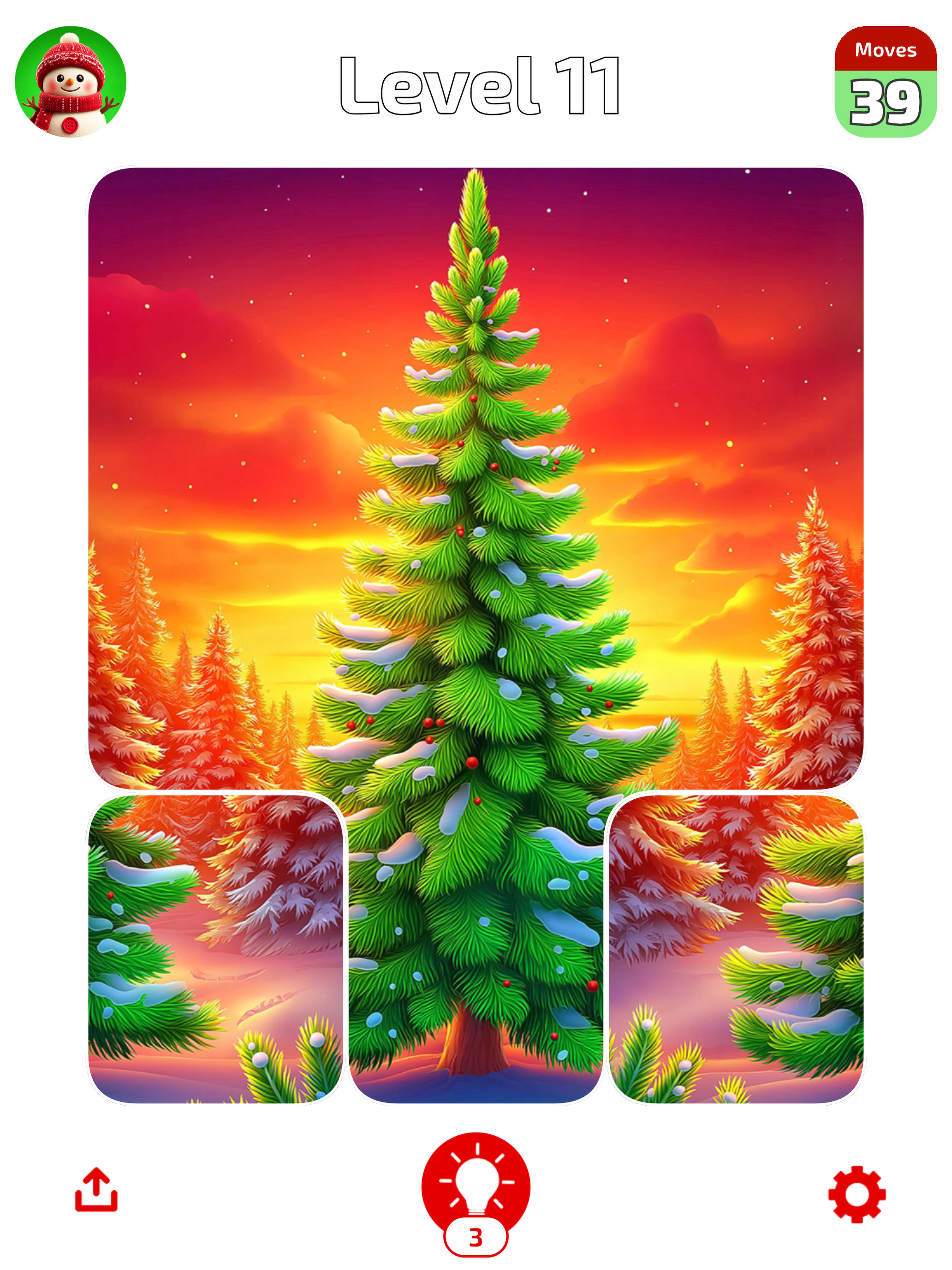 Christmas Shuffle Solitaire