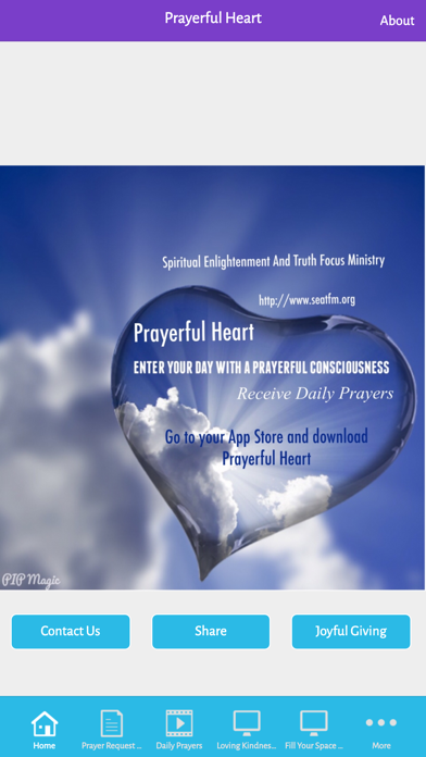 Prayerful Heart App app screenshot