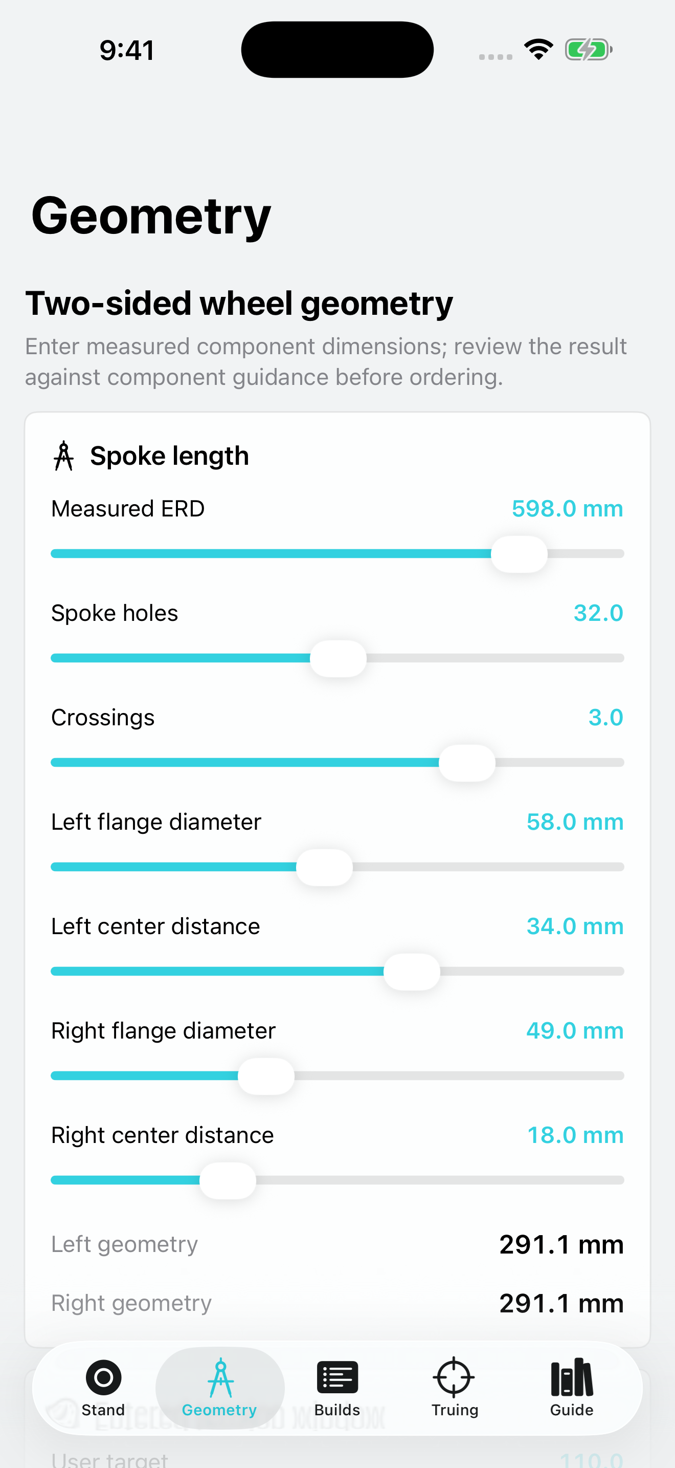 Spoketrue: Wheel Builder screenshot 2 of 3