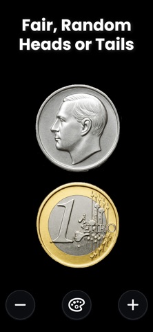 Coin Flip Pro – Heads/Tails iPhone screenshot