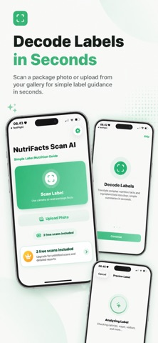 NutriFacts Scan AI iPhone screenshot