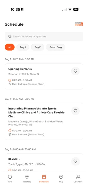 Sports Rx Summit screenshot 1