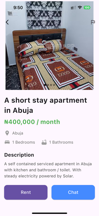 ShortRent App Screenshot 5 of 5