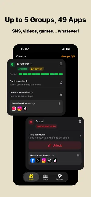 GoldTime Shield: App Blocker screenshot 2