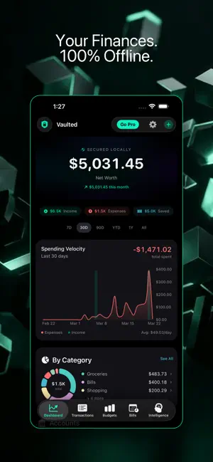 Vaulted - Private Budget screenshot 2