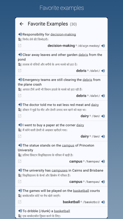 English-Hindi Dictionary Pro screenshot-7