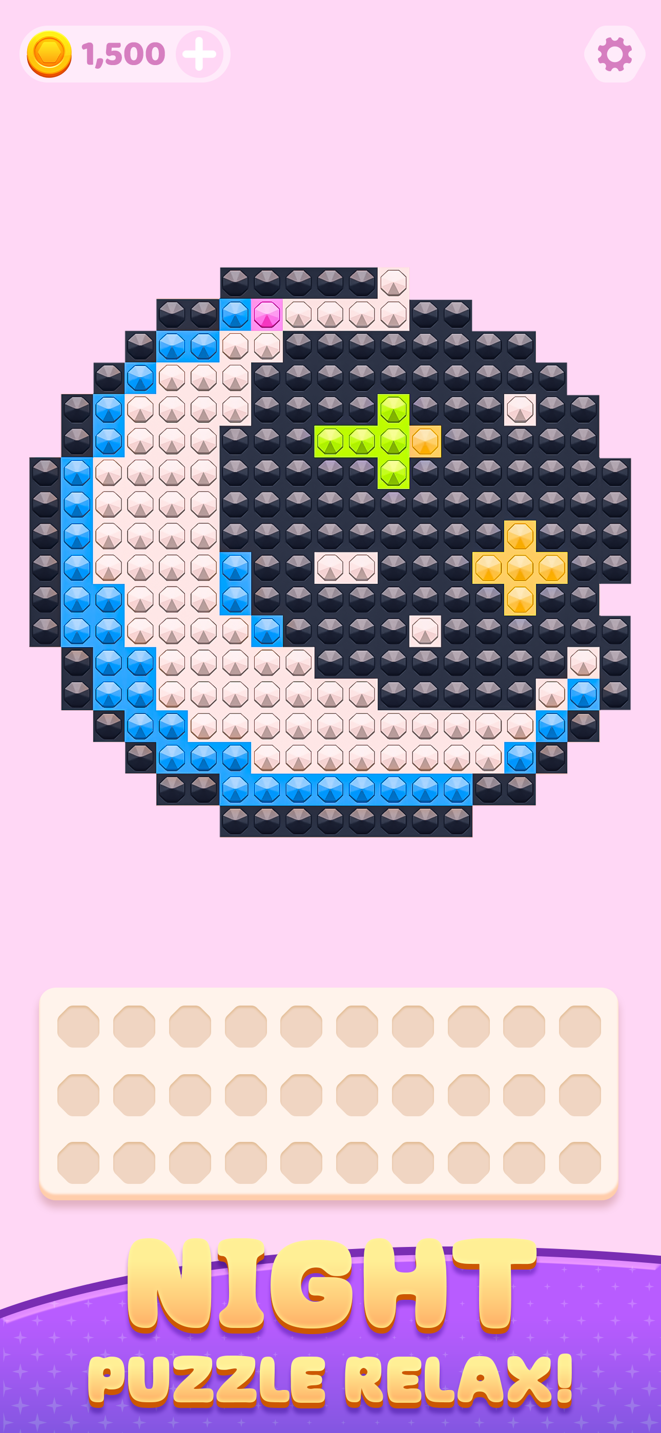 Jewel Coloring Puzzle Art screenshot 4