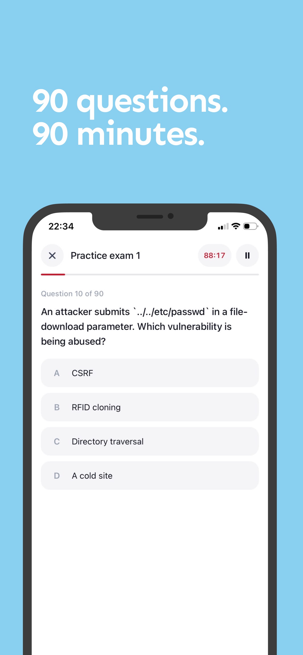 Screenshot 2 of Security+ Practice Exams