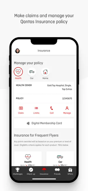 Qantas Wellbeing iPhone screenshot 4
