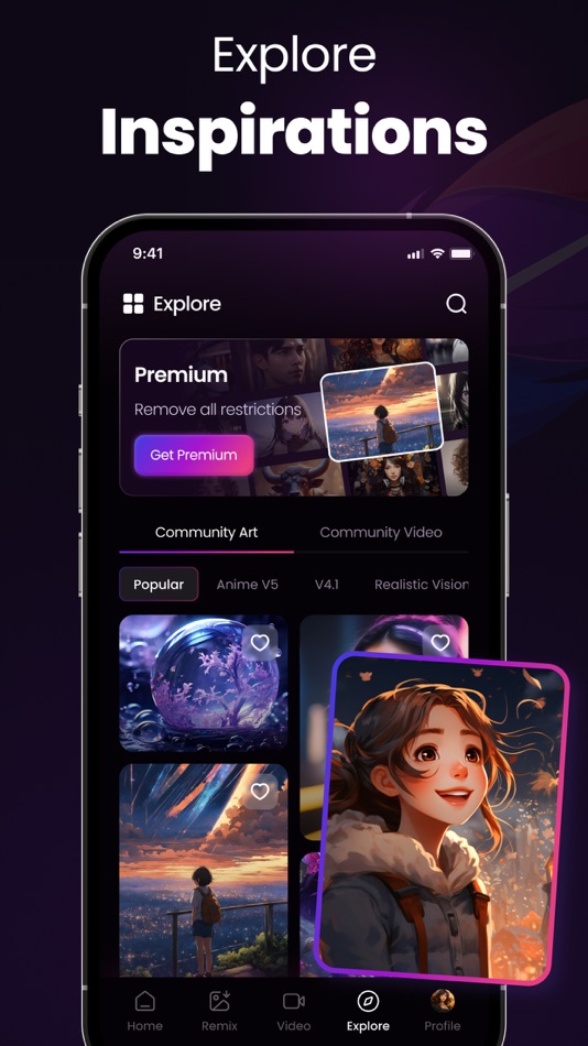 #10. Dall: AI Image & Art Generator (iOS) 来自: Par Solution